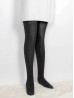 Comfortable Stretchy Full-length Footed Ribbed Tights